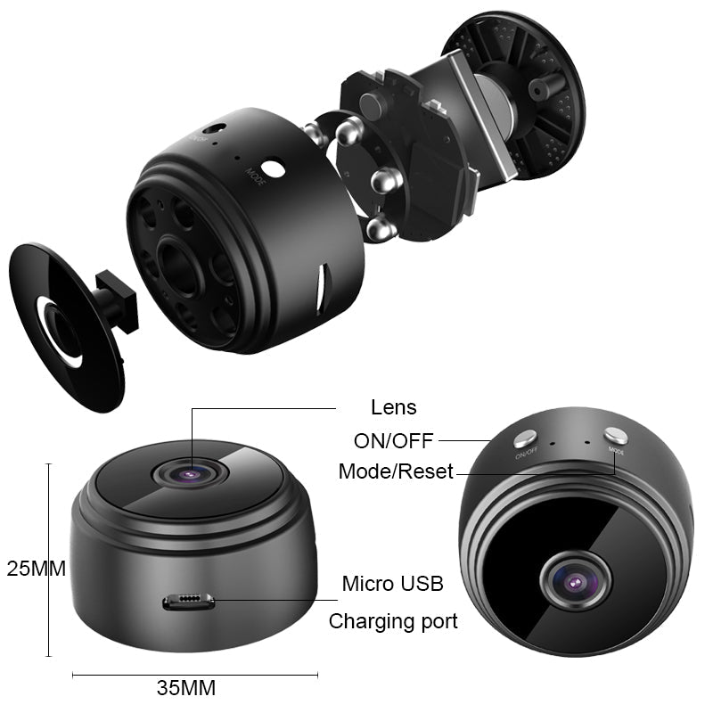 HD Security Camera with Mobile App